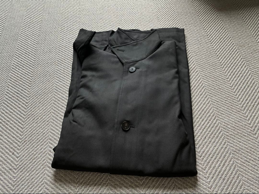 CABaNキャバン ウールギャバジン スタンドカラーコート