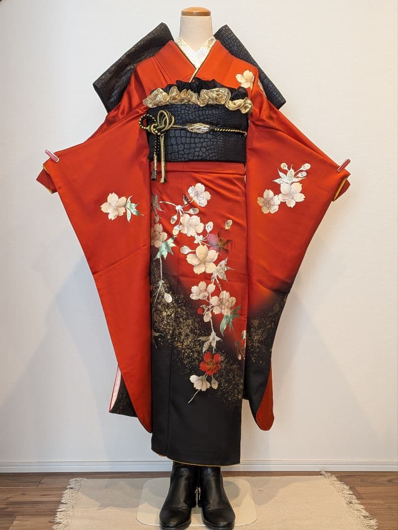 ⭐︎様 振袖フルセット 身丈162裄66.5 豪華振袖 金銀彩 赤 逸品 成人式