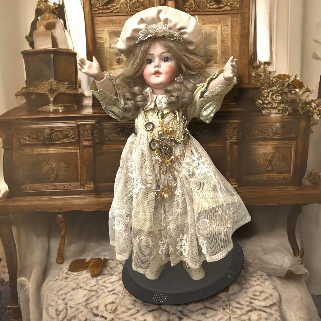 専用です ビスクドール シモン ハルビック リプロ 作家様 オリーブ グリーン