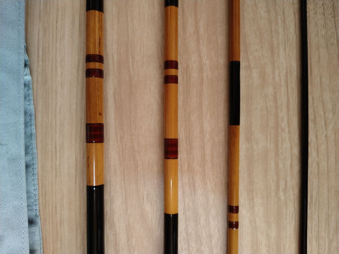 夢坊作　特作　高野竹　節巻　12尺1寸