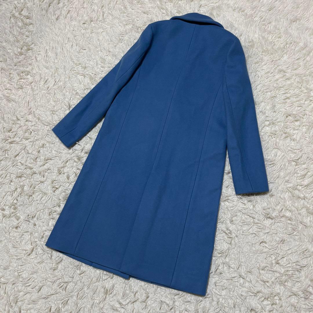✨タグ付未使用✨ UNITED TOKYO チェスターコート ブルー カシミヤ混