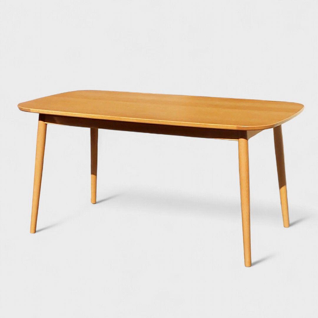 【廃盤・希少】無印良品 オーク材 ダイニングテーブル 丸脚 幅150cm 北欧風