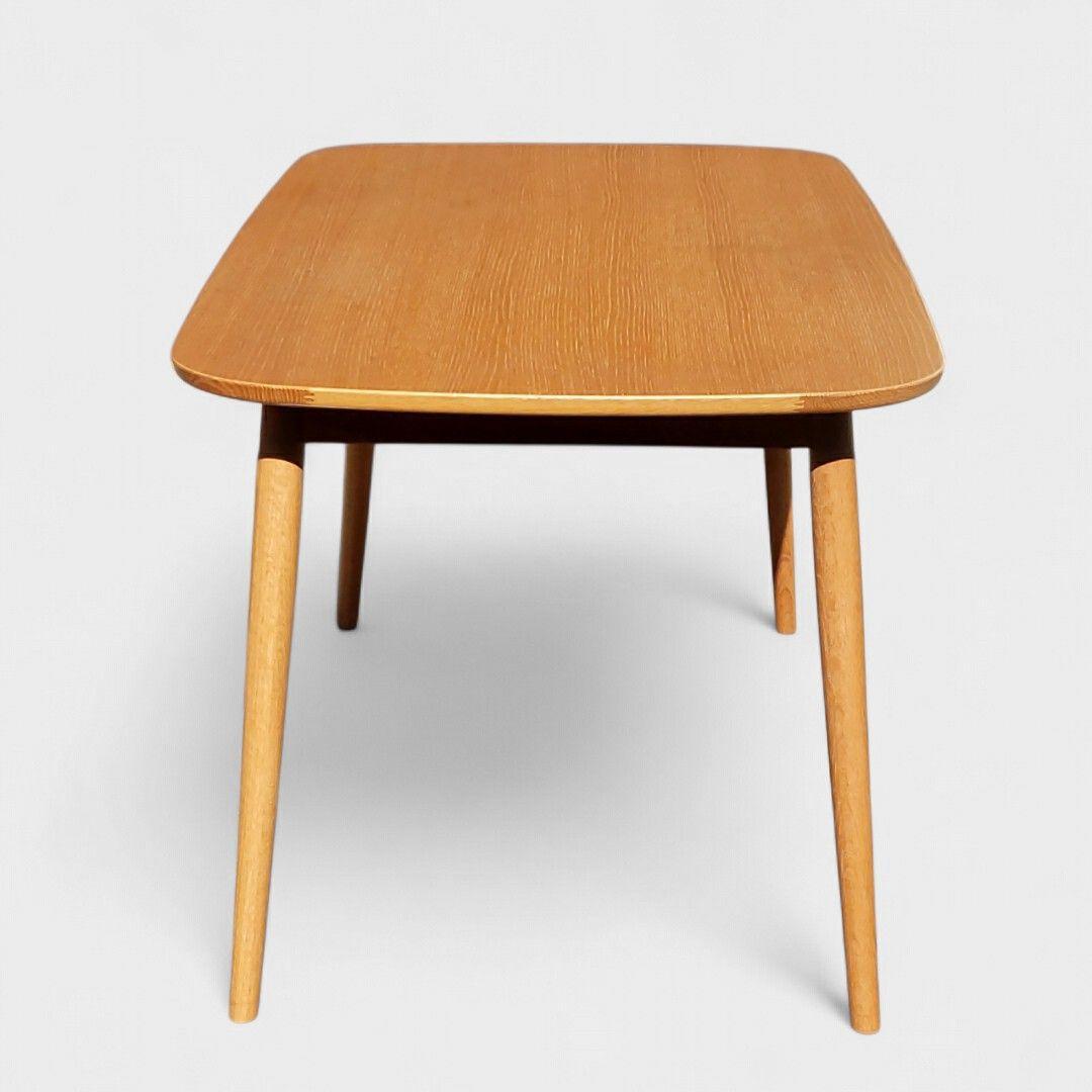 【廃盤・希少】無印良品 オーク材 ダイニングテーブル 丸脚 幅150cm 北欧風