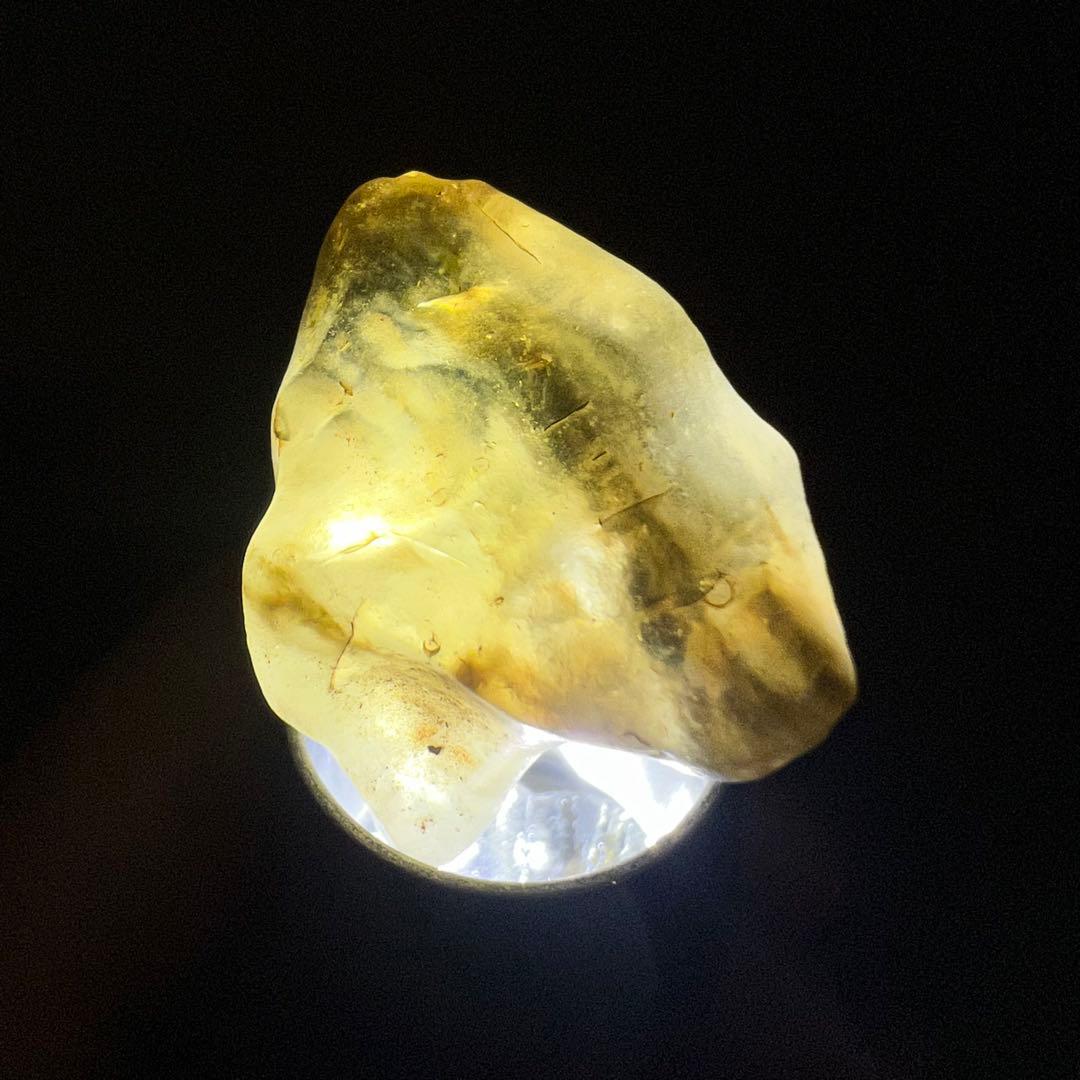 （Libyan31）12.7g稀少ブラックリビアングラス リビア砂漠原石