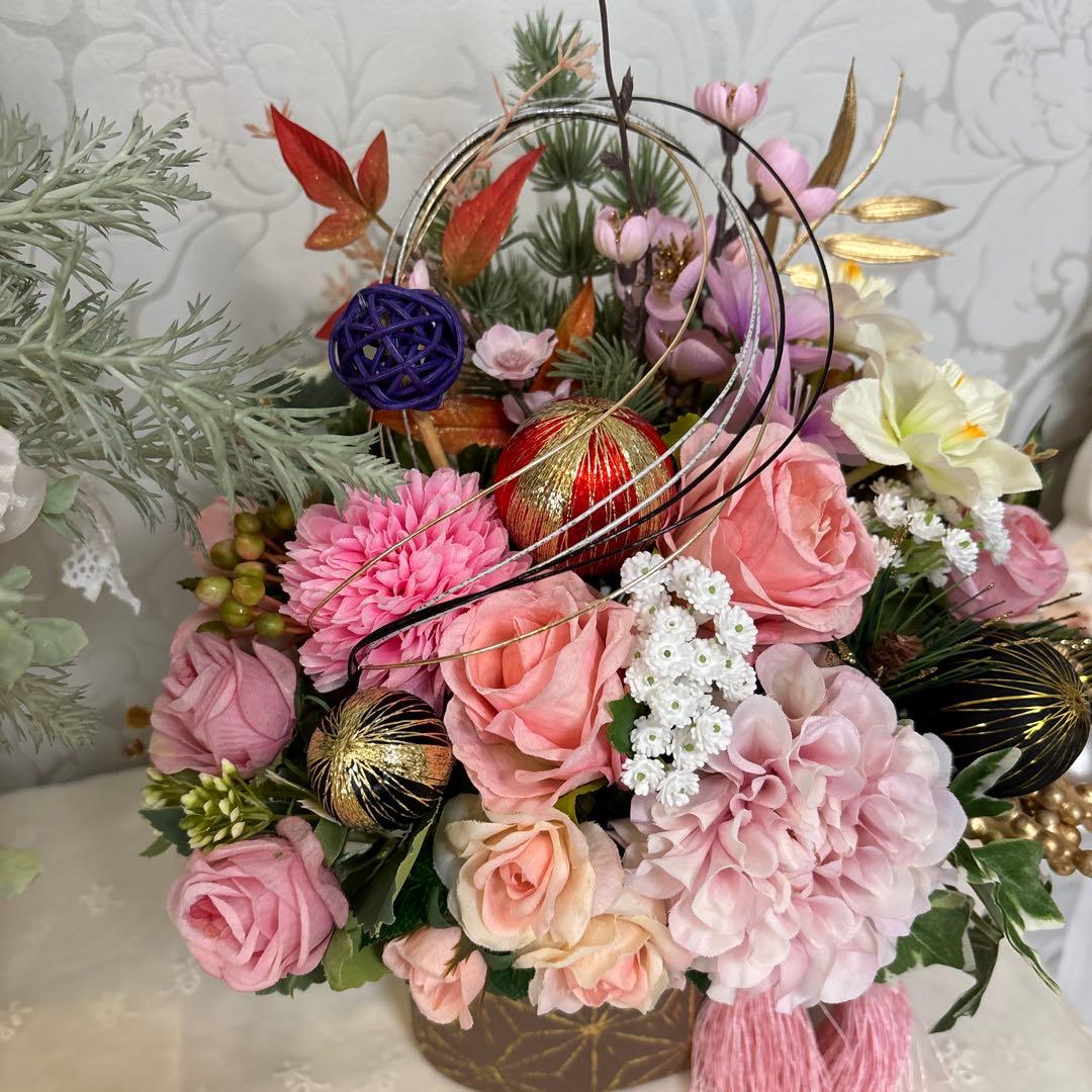 お正月 フラワーアレンジメント おまとめ2点 ayanechann