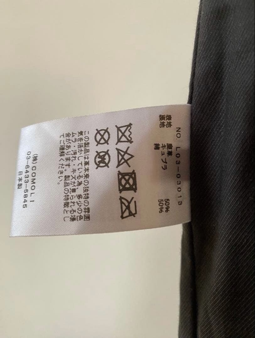 comoli 鹿革サイズ2 レザー　本革 日本製 コモリ