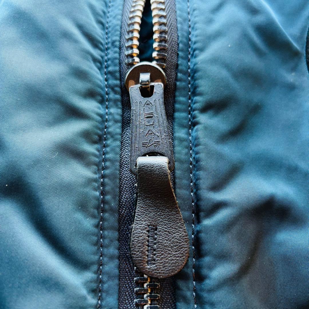 サイズXL ワッペン付 90's希少ヴィンテージ アルファMA-1 米国製