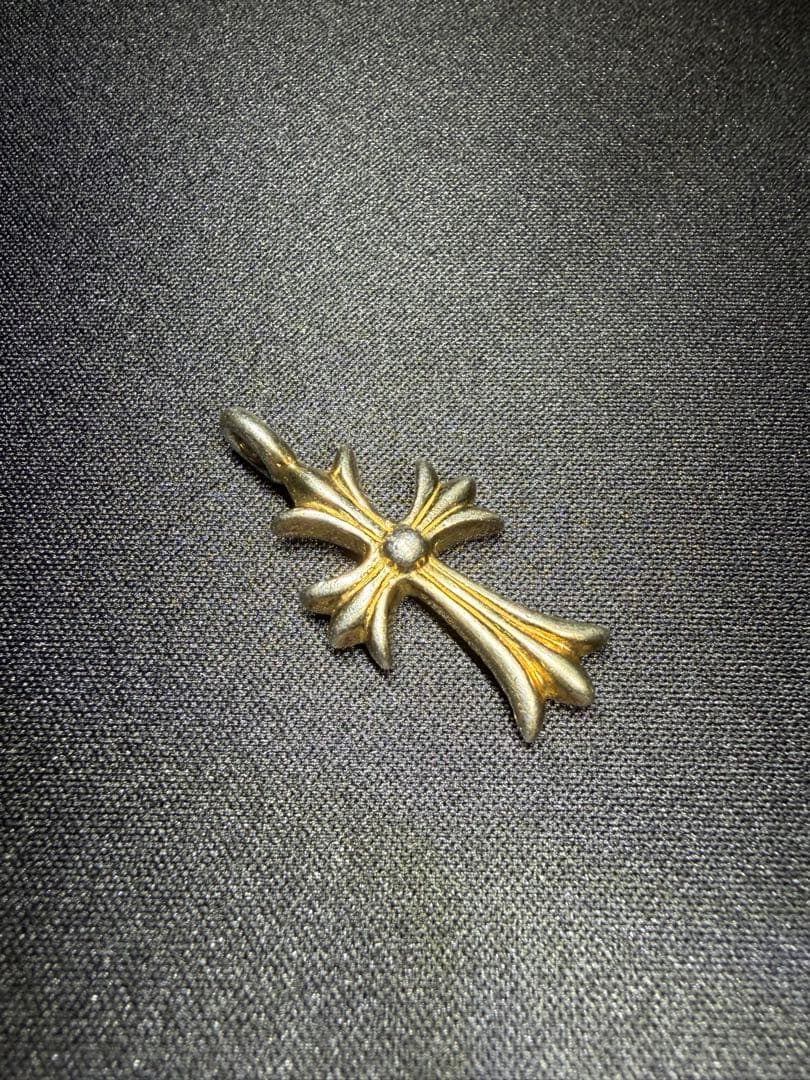 クロムハーツ タイニーファットクロス サファイア 925 2000年製 正規品