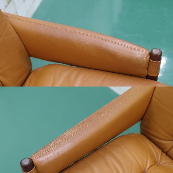 GMFT19B○北欧ヴィンテージ ラウンジチェア 1人掛けソファ シングルソフ