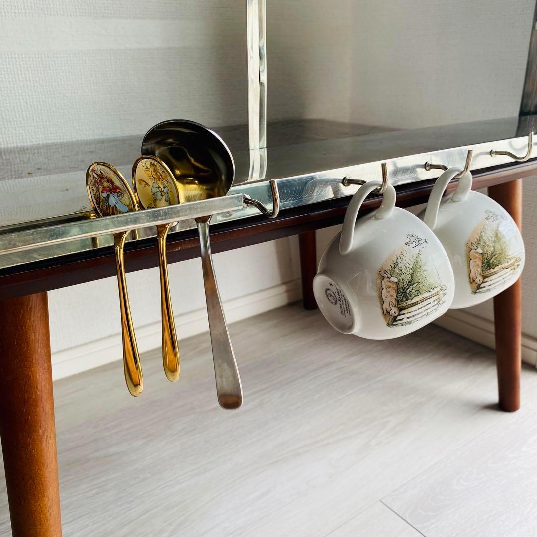 【新品未使用】インディアンキッチンラック　ステンレススチール　74cm×74cm