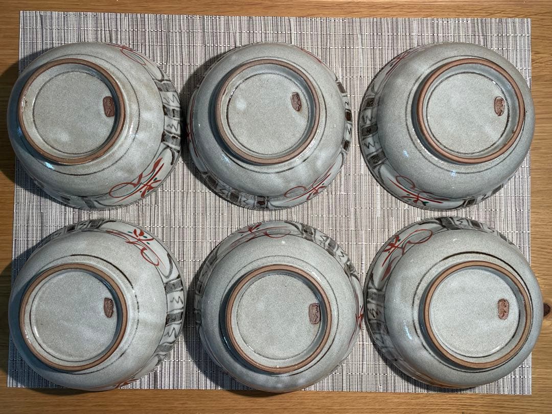 138 保美窯　どんぶり 6点　セット