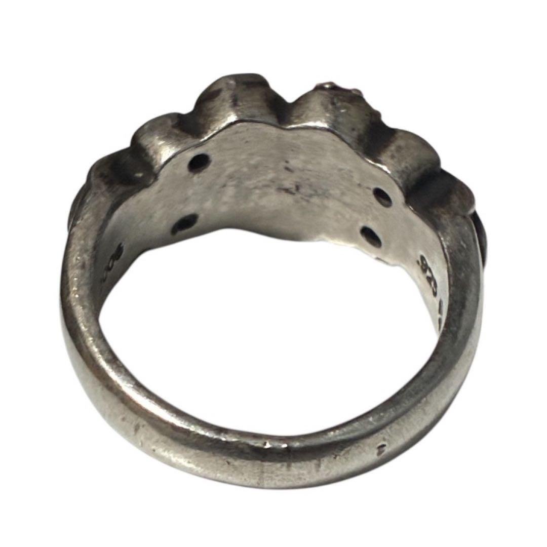 Chrome Hearts フローラルクロスハートリング　19号