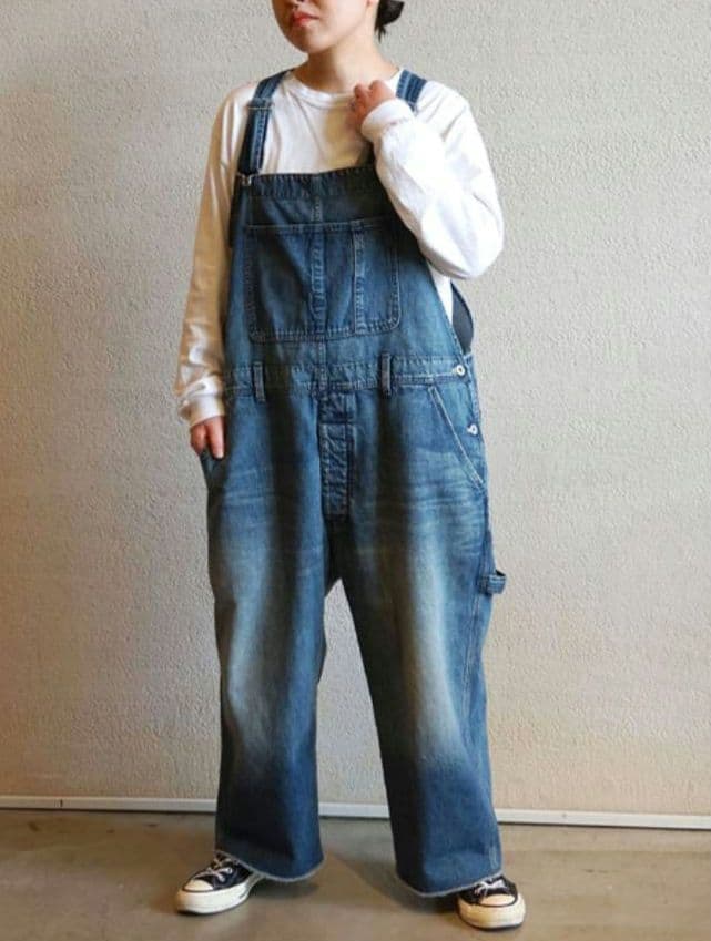 ジャーナルスタンダードラックス 110OZ デニム オーバーオール 2024