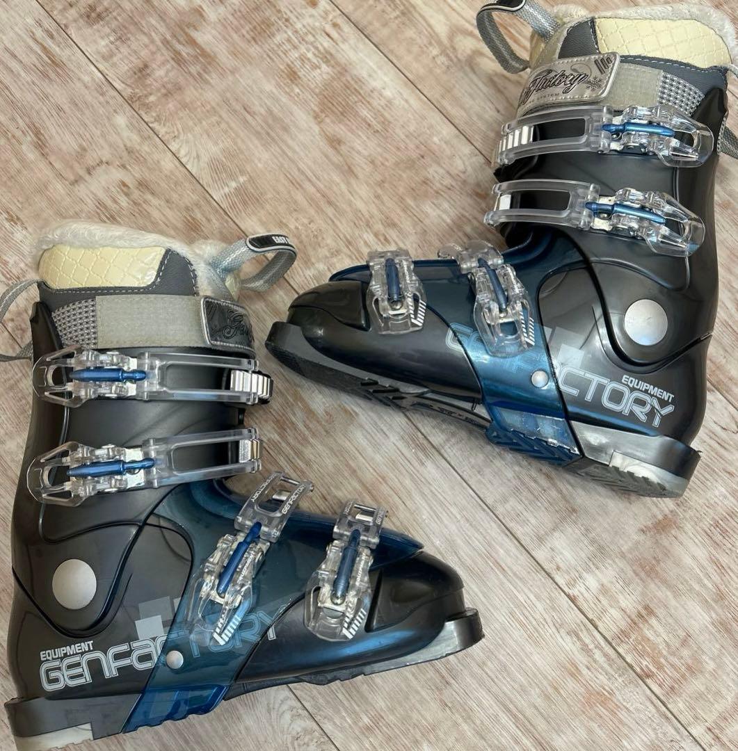 ◾️カービングスキーセット　スキー板152㎝ ブーツ24㎝ 女性用　レディース用