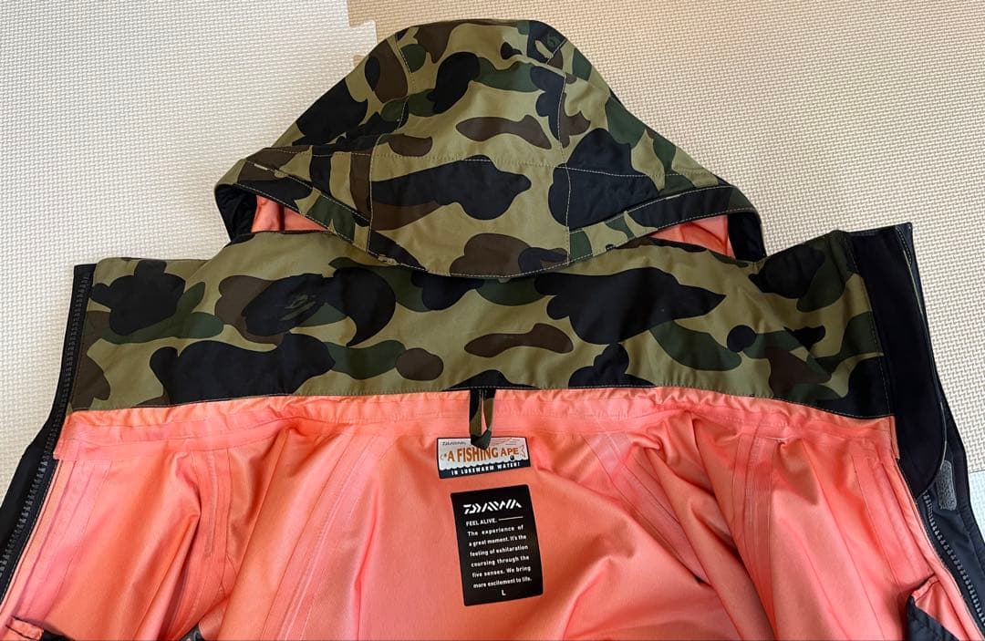 DAIWA × A BATHING APE ウェーディングジャケット　ダイワ