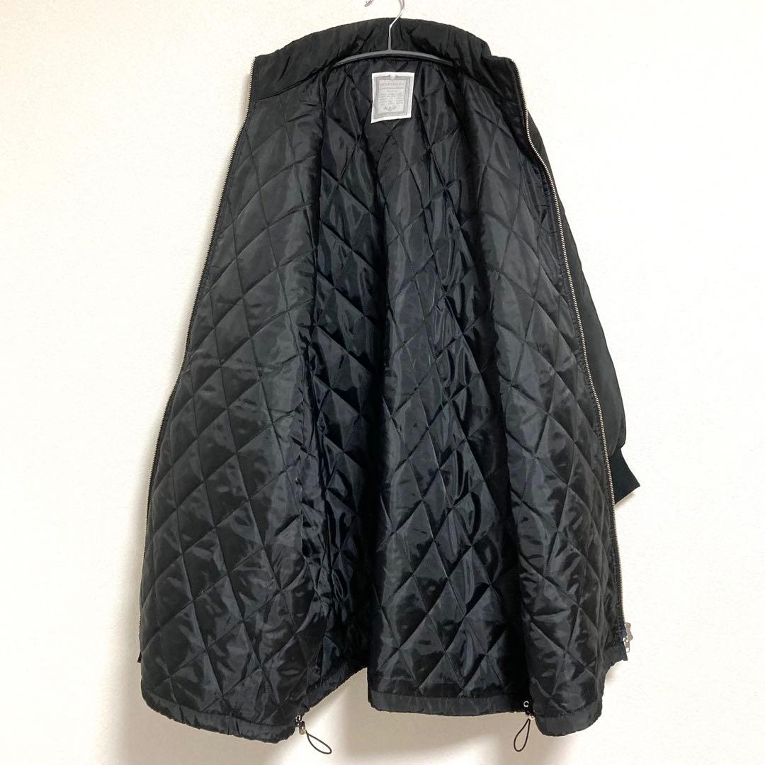 BEARDSLEY ビアズリー　中綿BIGポンチョコート　黒　F