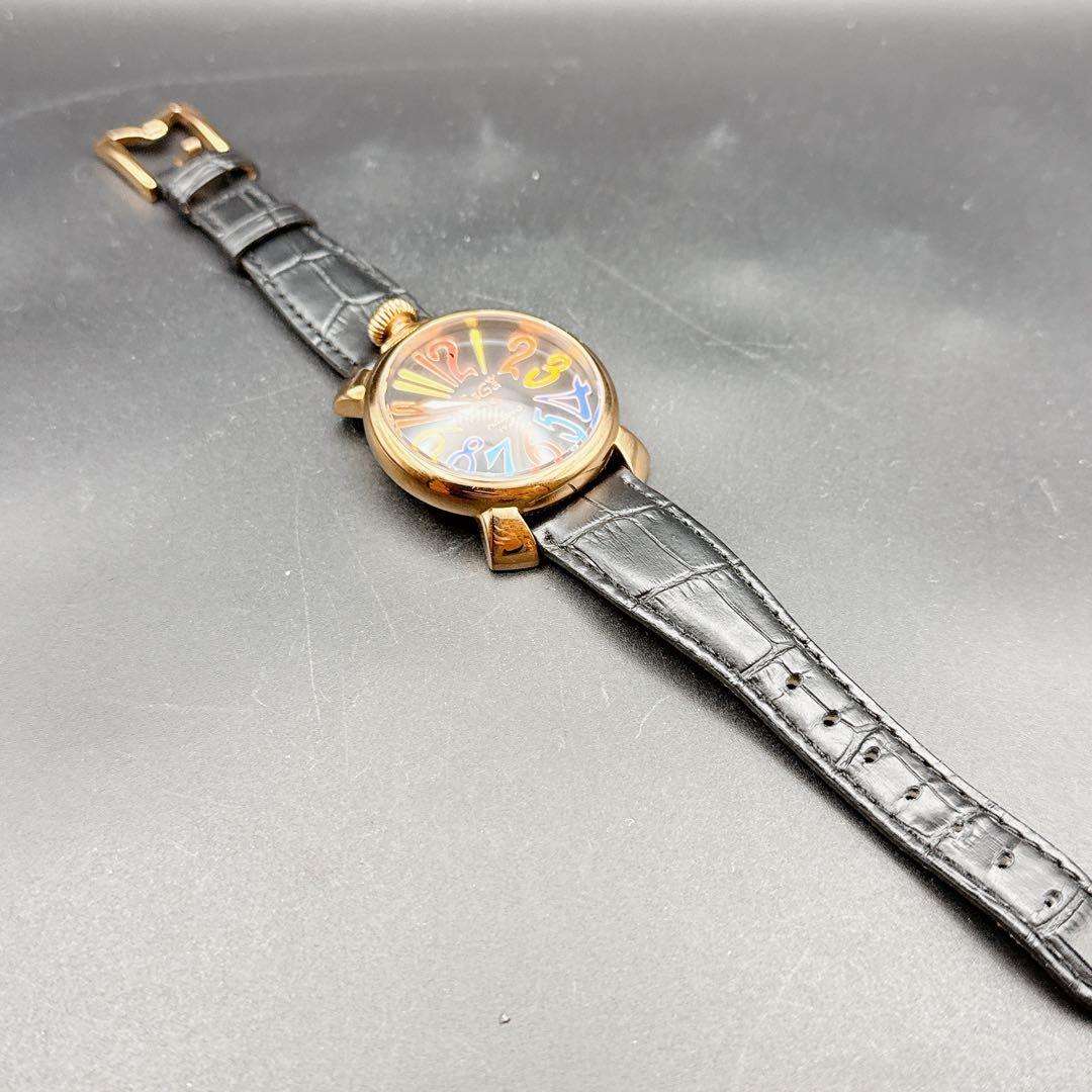 GaGa MILANO ガガミラノ マヌアーレ40 クォーツ 腕時計 稼働品