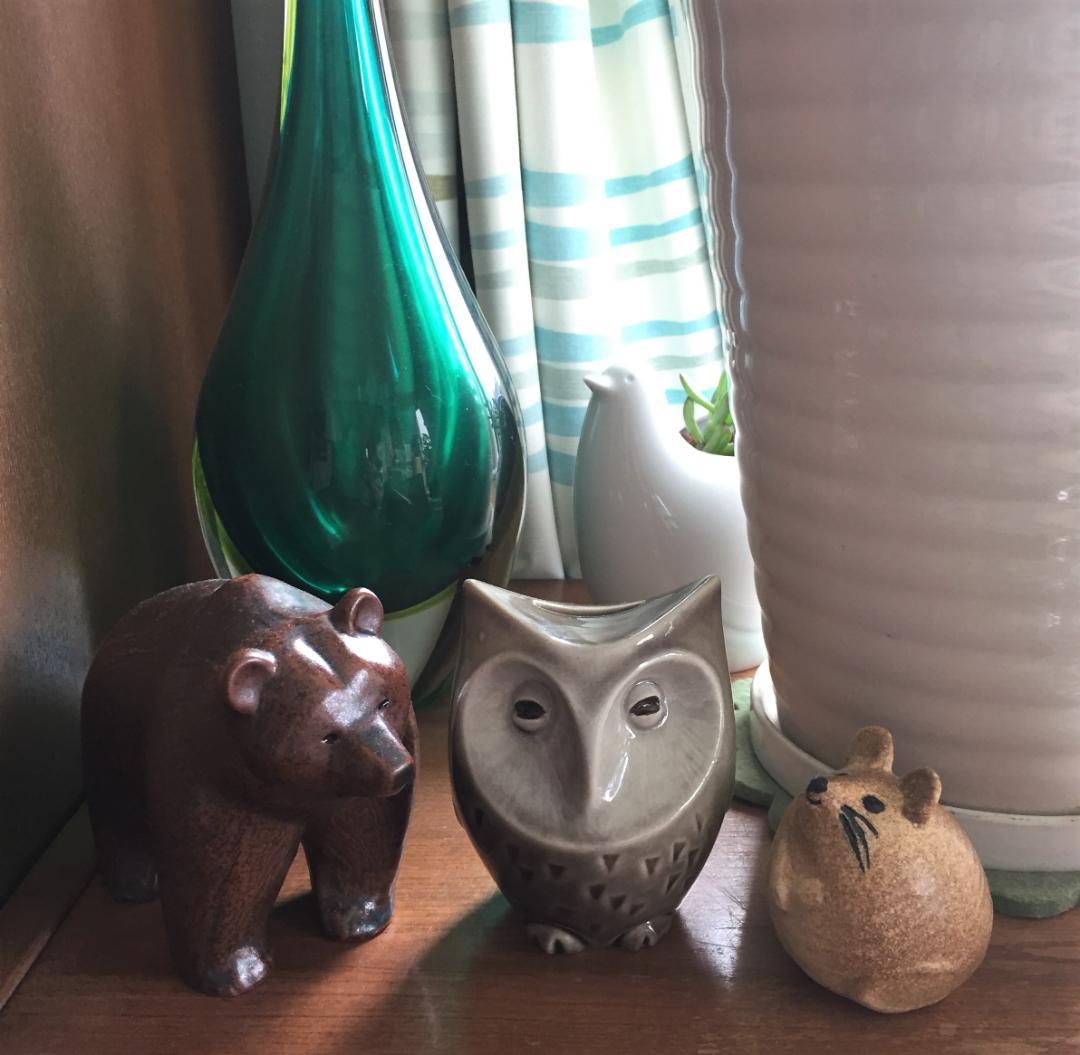 Ditmar Urbach Owl Bank フクロウ 貯金箱 陶器製 ふくろう