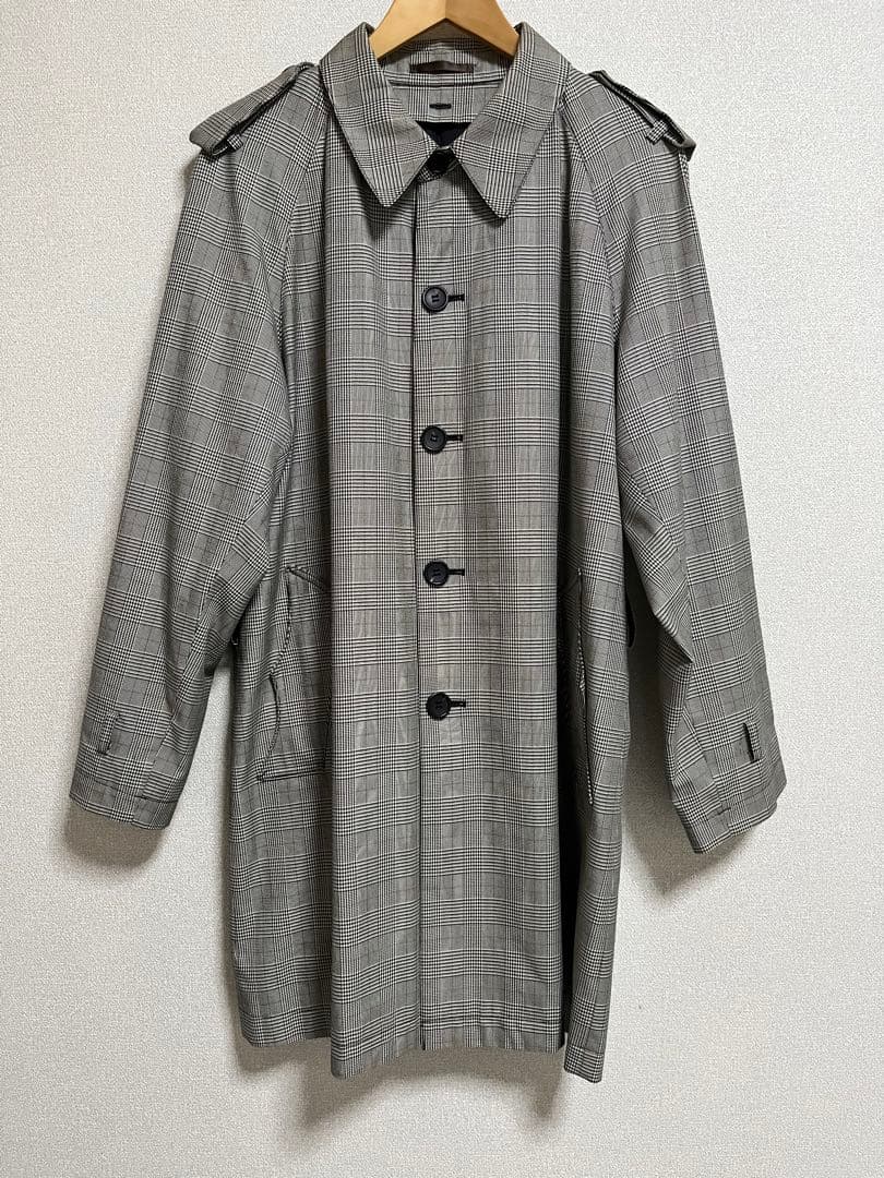 Paul Smith PS チェック柄 トレンチコート グレー
