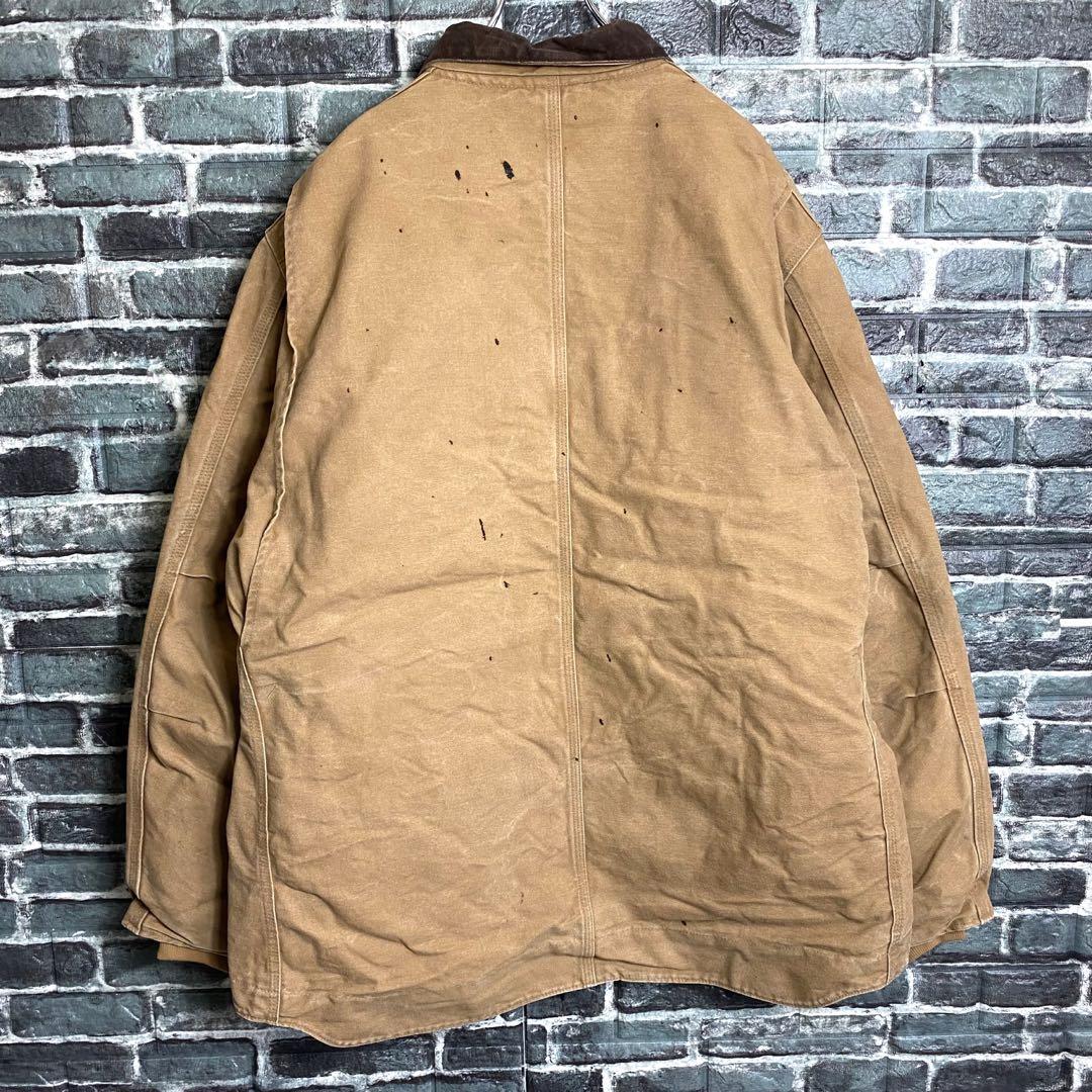 ¥*読様 カーハート☆リッジコート ダックジャケット 古着 ゆるだぼ ビッグシル