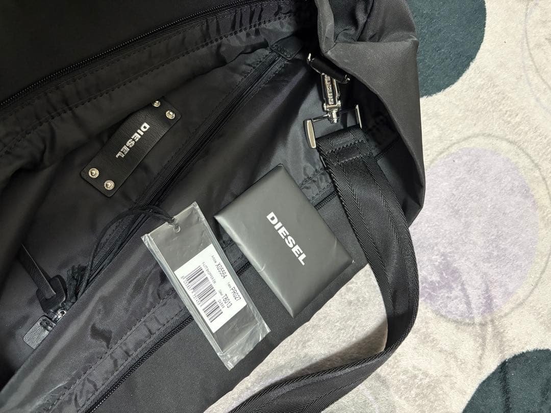 DIESEL ブラック トートバッグ