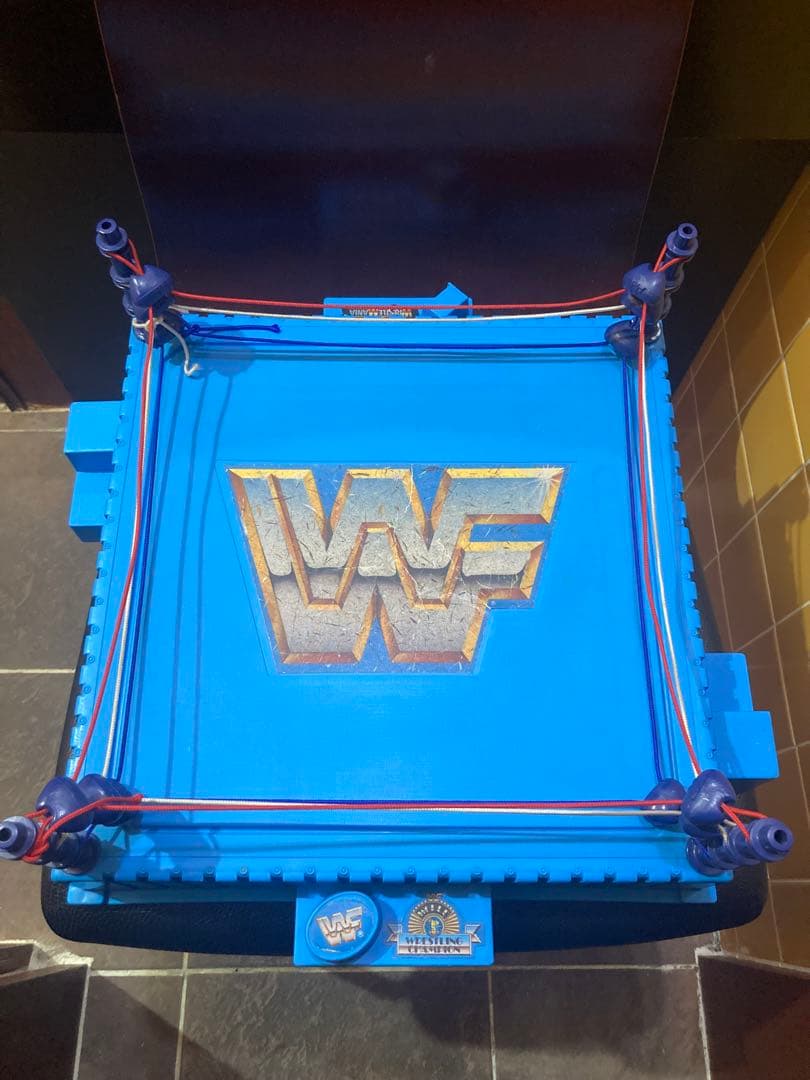 WWF プロレス フィギュア用リング WCW WWE レッスルマニア ハズブロ