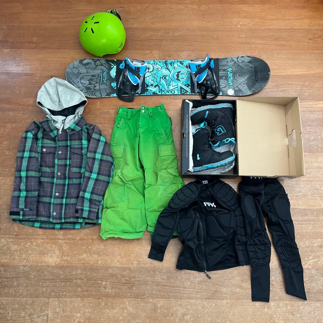 Burton 子ども用スノーボードセット一式