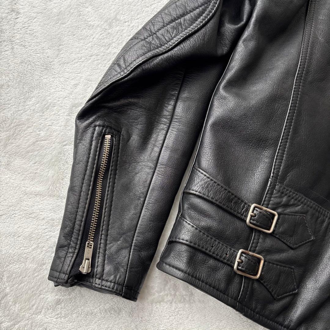 KADOYA カドヤ ライダースジャケット シングル　レザージャケット XL