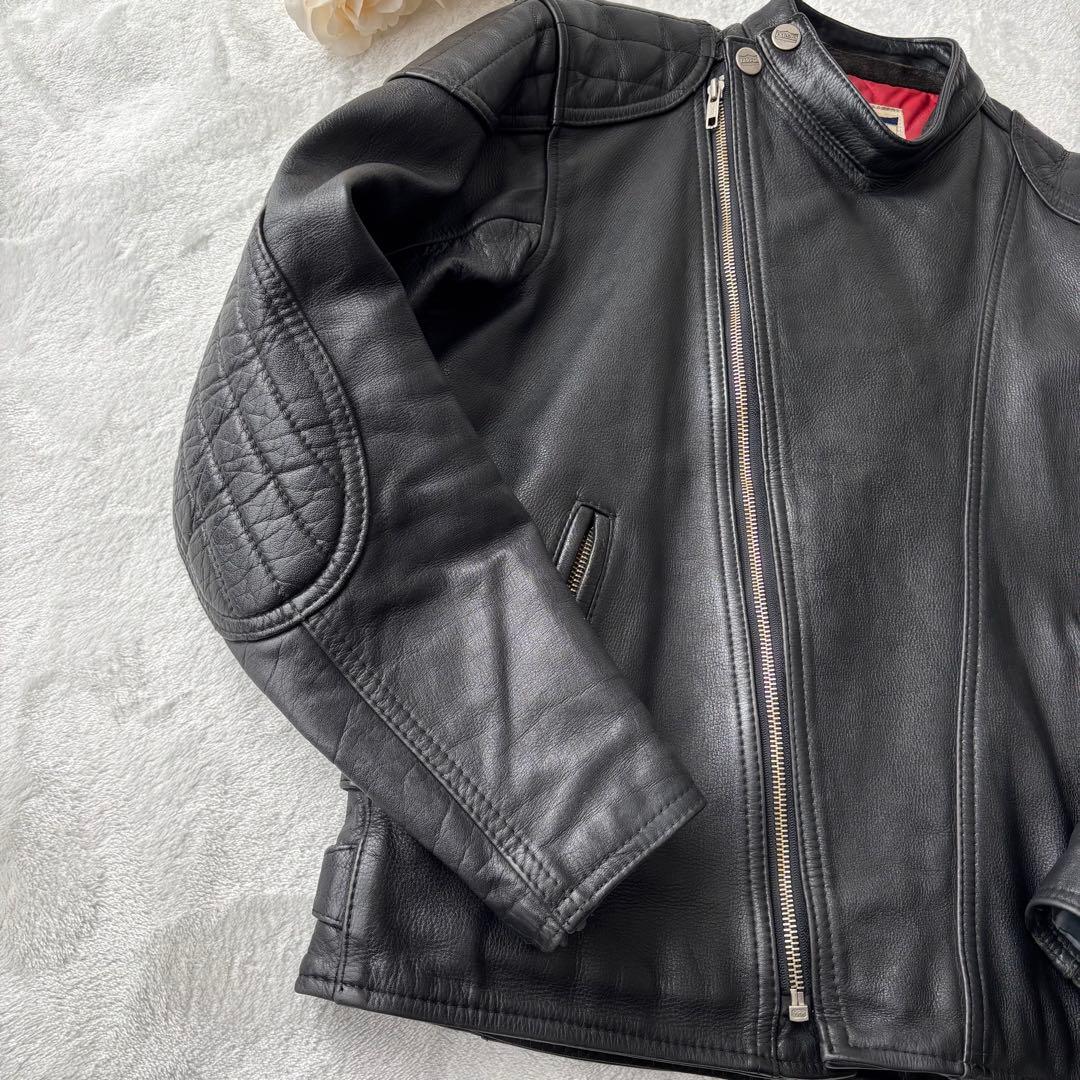 KADOYA カドヤ ライダースジャケット シングル　レザージャケット XL
