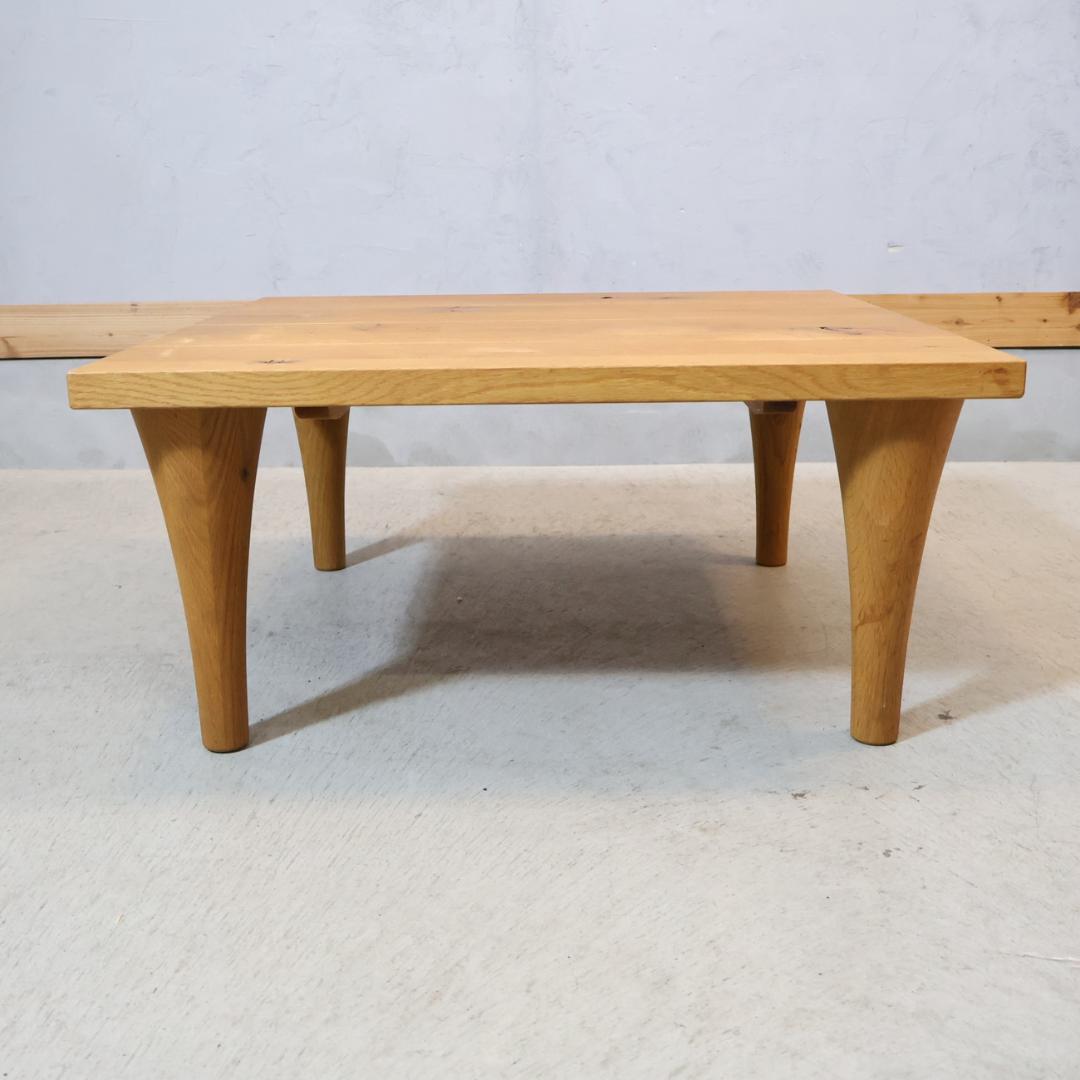 飛騨産業 キツツキ HIDA 森のことば オーク無垢材 正方形コーナーテーブル