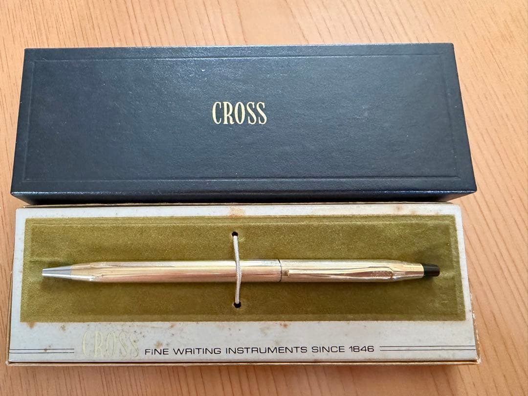 Cross ゴールド ボールペン ビンテージ 箱付き