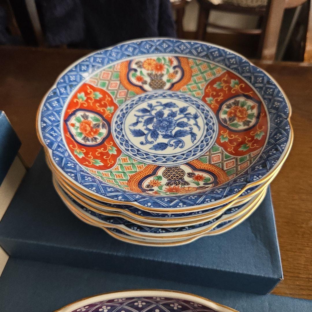 染錦古伊万里　一式揃　新品未使用