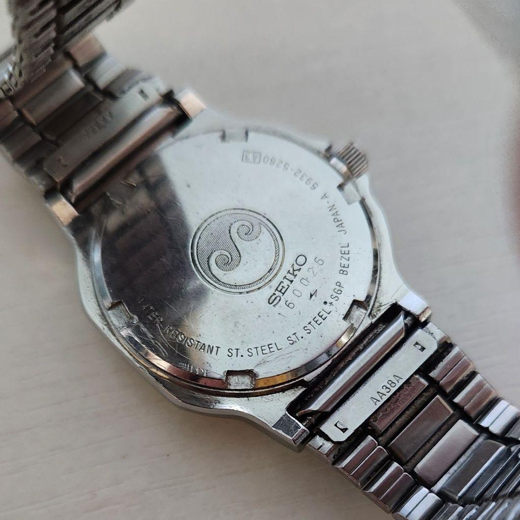 SEIKO Silver Wave クォーツ 稼働中