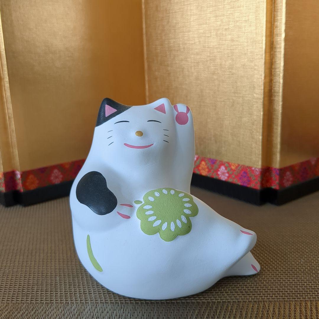 超レア品♥輪葉葉の招き猫♥NO.1当選サイン入り