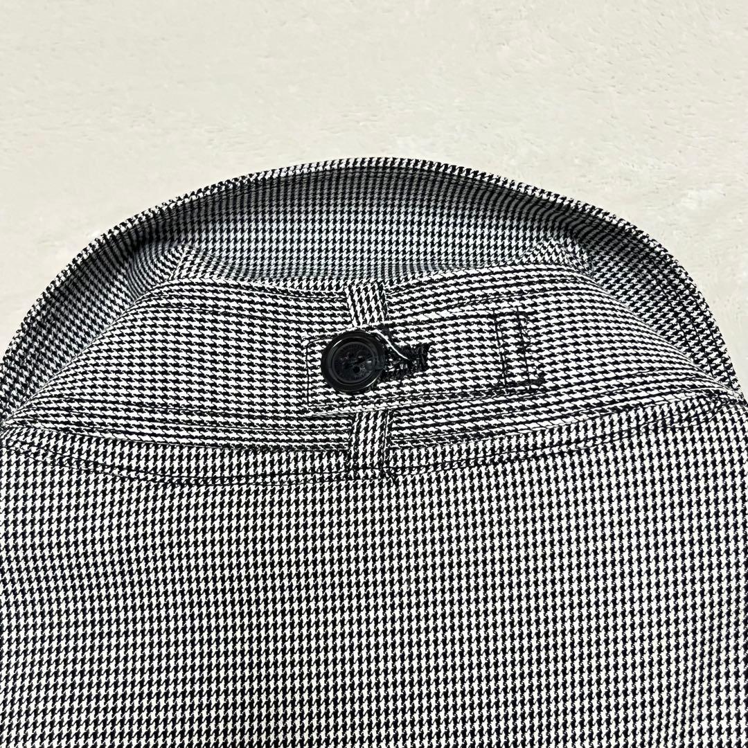 【美品✨】バーバリーブラックレーベル　トレンチコート　ロング　千鳥格子M