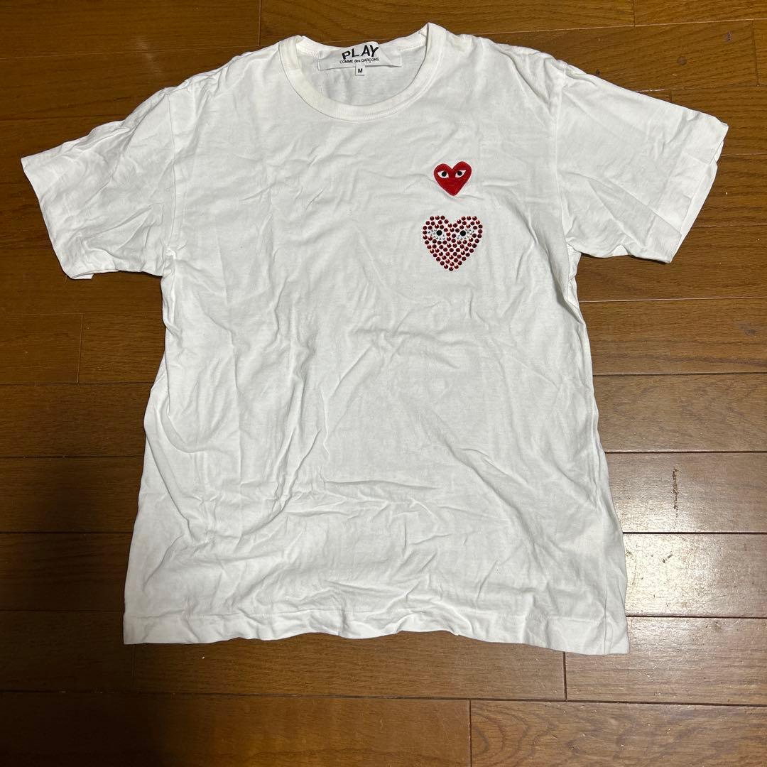 COMME des GARÇONS PLAY M ホワイト Tシャツ
