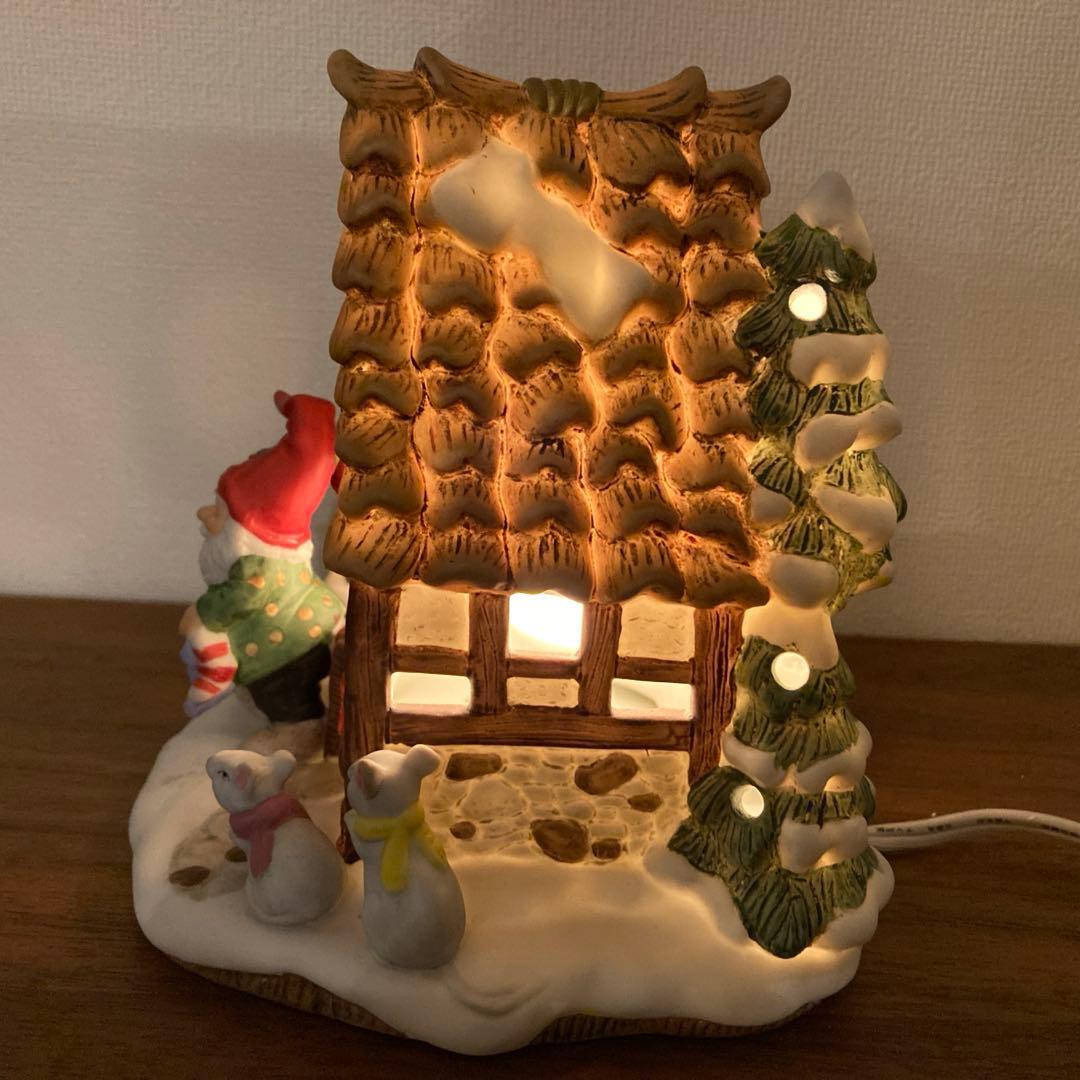 クリスマス ライトハウス フィッツ＆フロイド 陶器製 ヴィンテージ品 レア