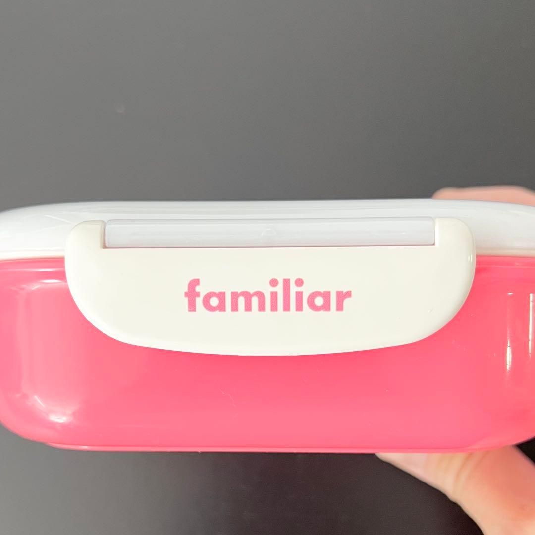 【美品】 familiar ファミリア　お弁当箱　コップ　巾着　箸ケースセット