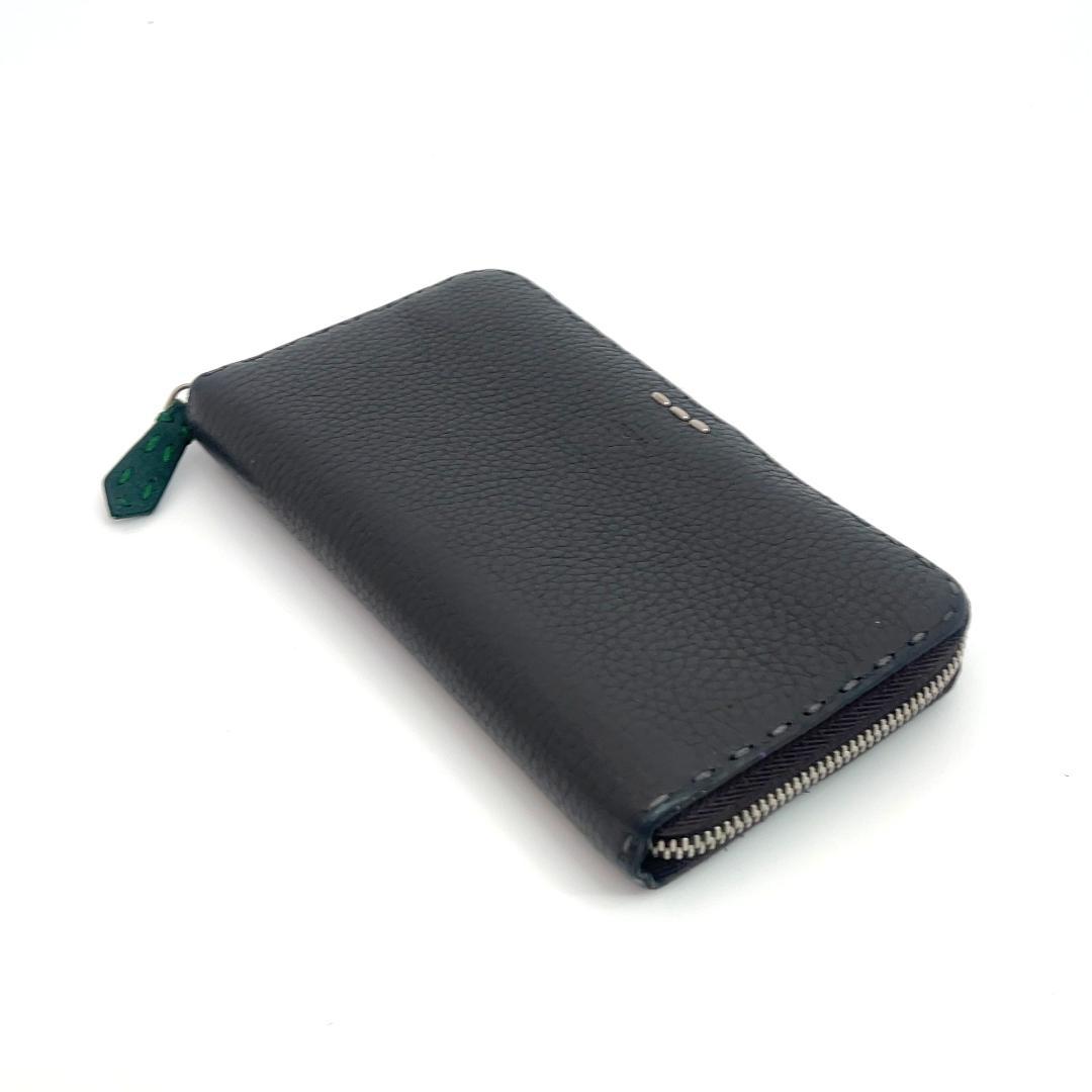 【新春特別価格】FENDI フェンディ セレリア レザー 長財布 ラウンドジップ