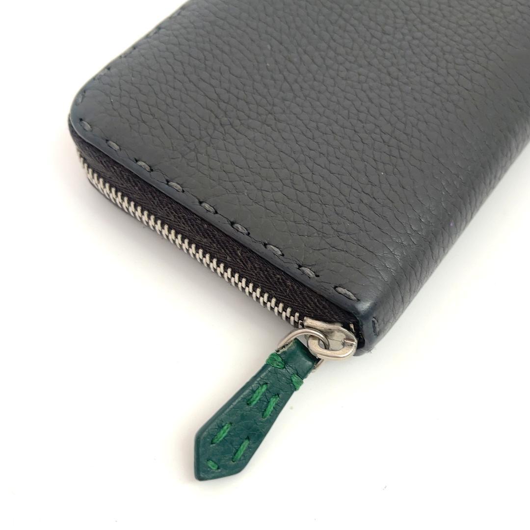 【新春特別価格】FENDI フェンディ セレリア レザー 長財布 ラウンドジップ