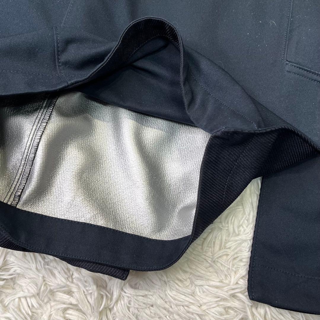 人気✨マッキントッシュ　ステンカラーコート リバーシブル　ネイビー　XL