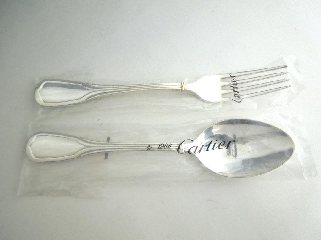 Cartier　シルバースプーン&フォーク　カルティエ　未使用