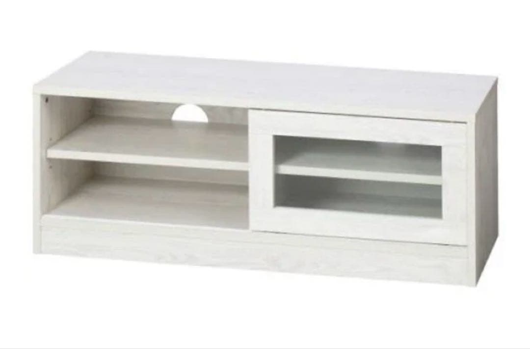 テレビスタンド 白 収納