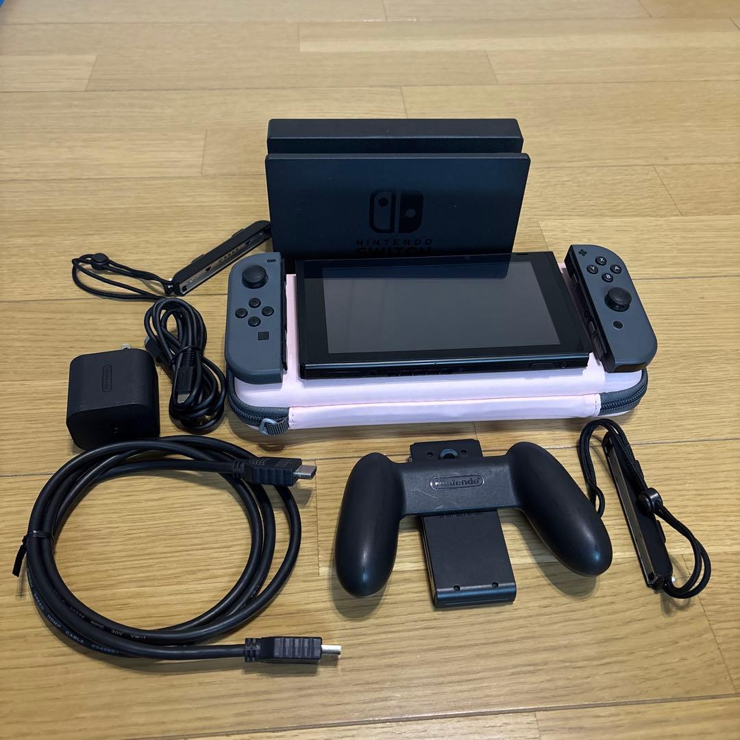 Nintendo Switch Joy-Con グレー　スイッチ