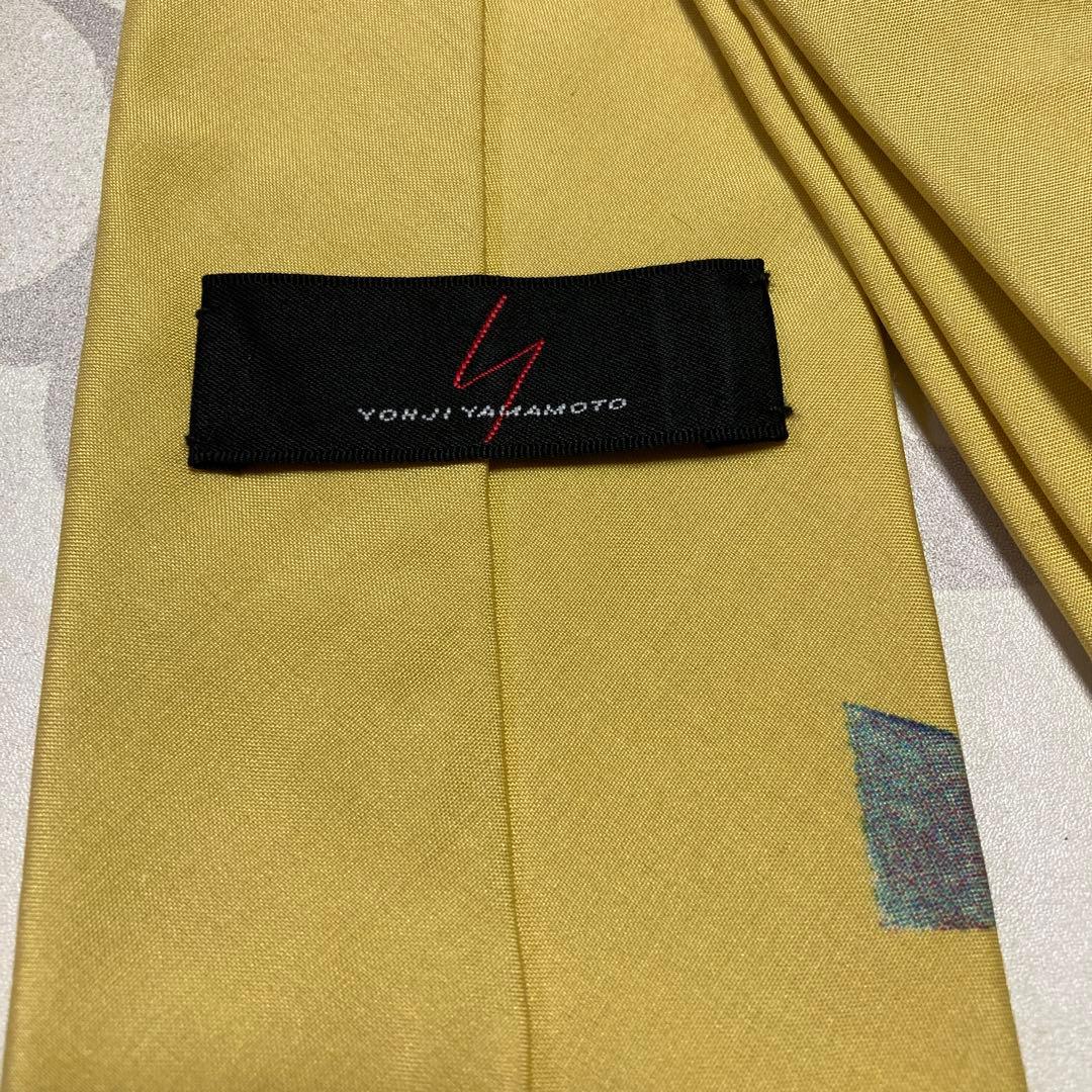 YOHJI YAMAMOTOヨウジヤマモト　ブリキ　ロボット柄　ネクタイ　シルク