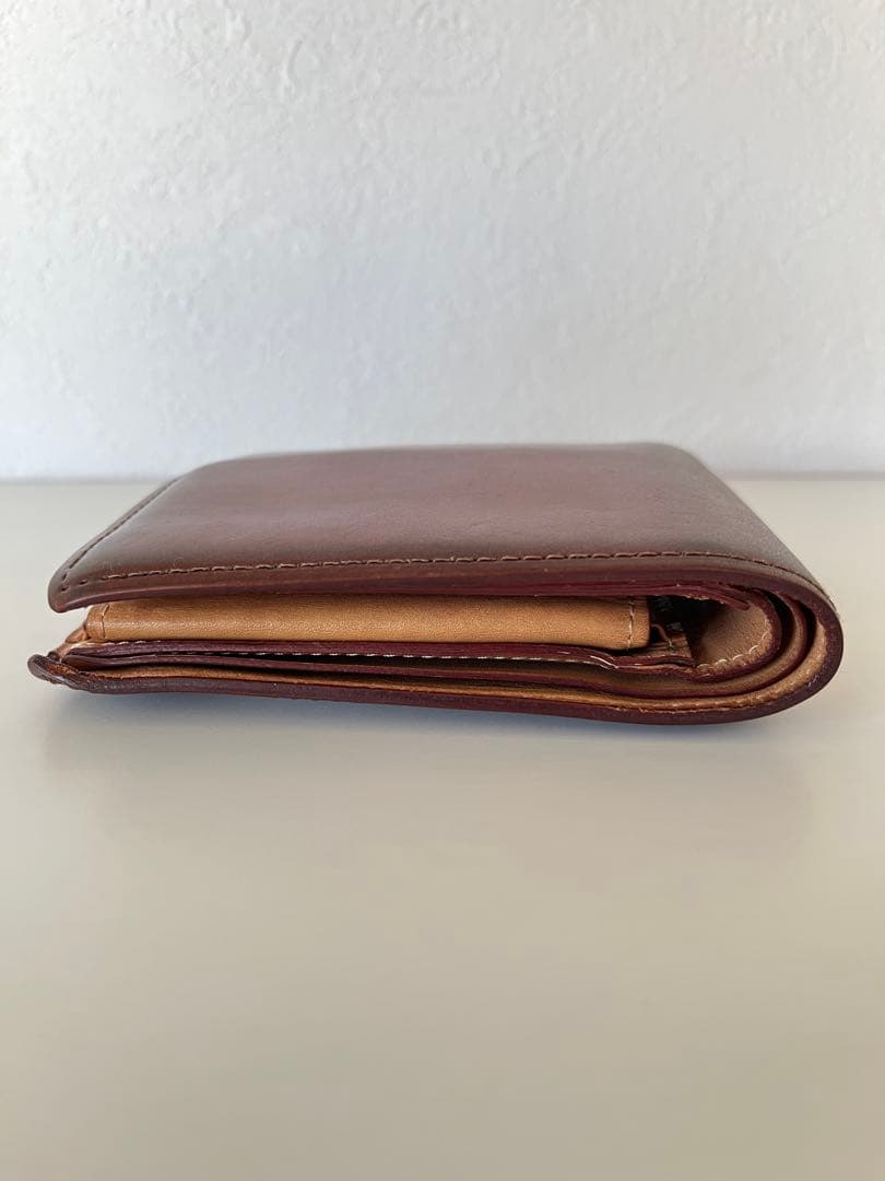 GANZO コードバン　小銭入れ付き二つ折り財布