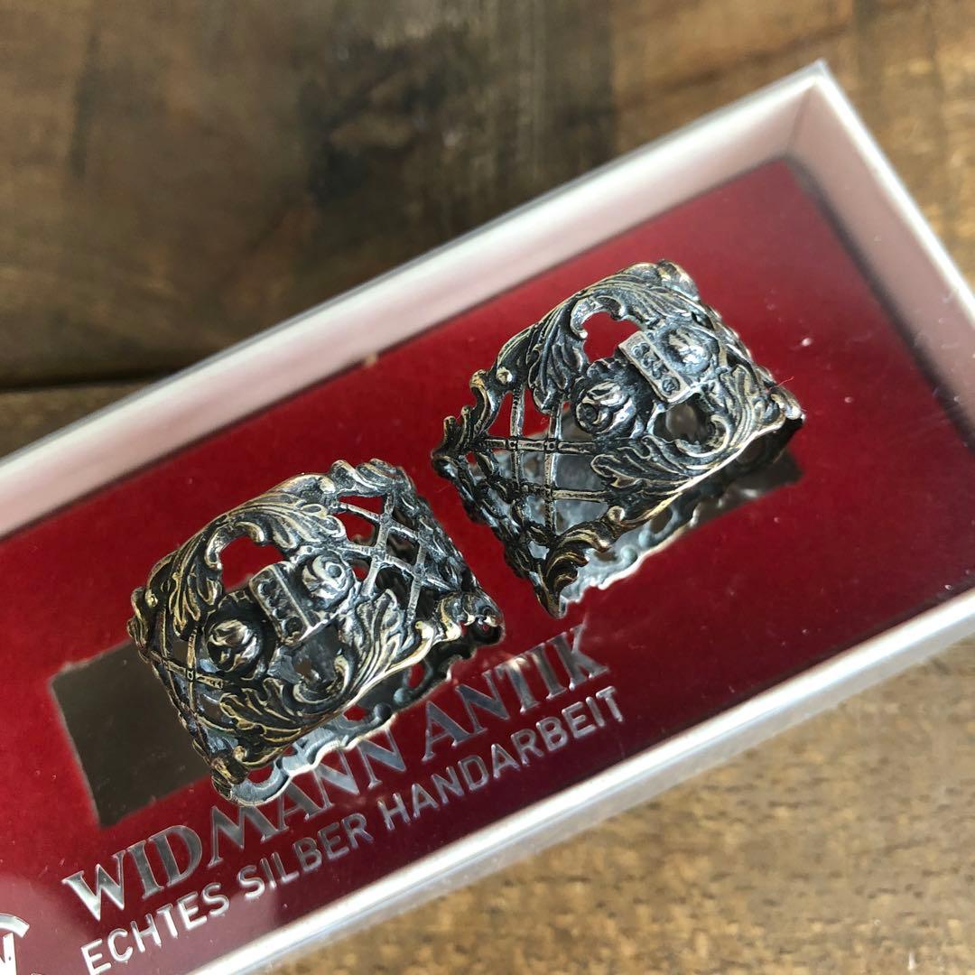 ウィドマン　アンティーク　ナプキンリング　6個セット　シルバー835 銀器