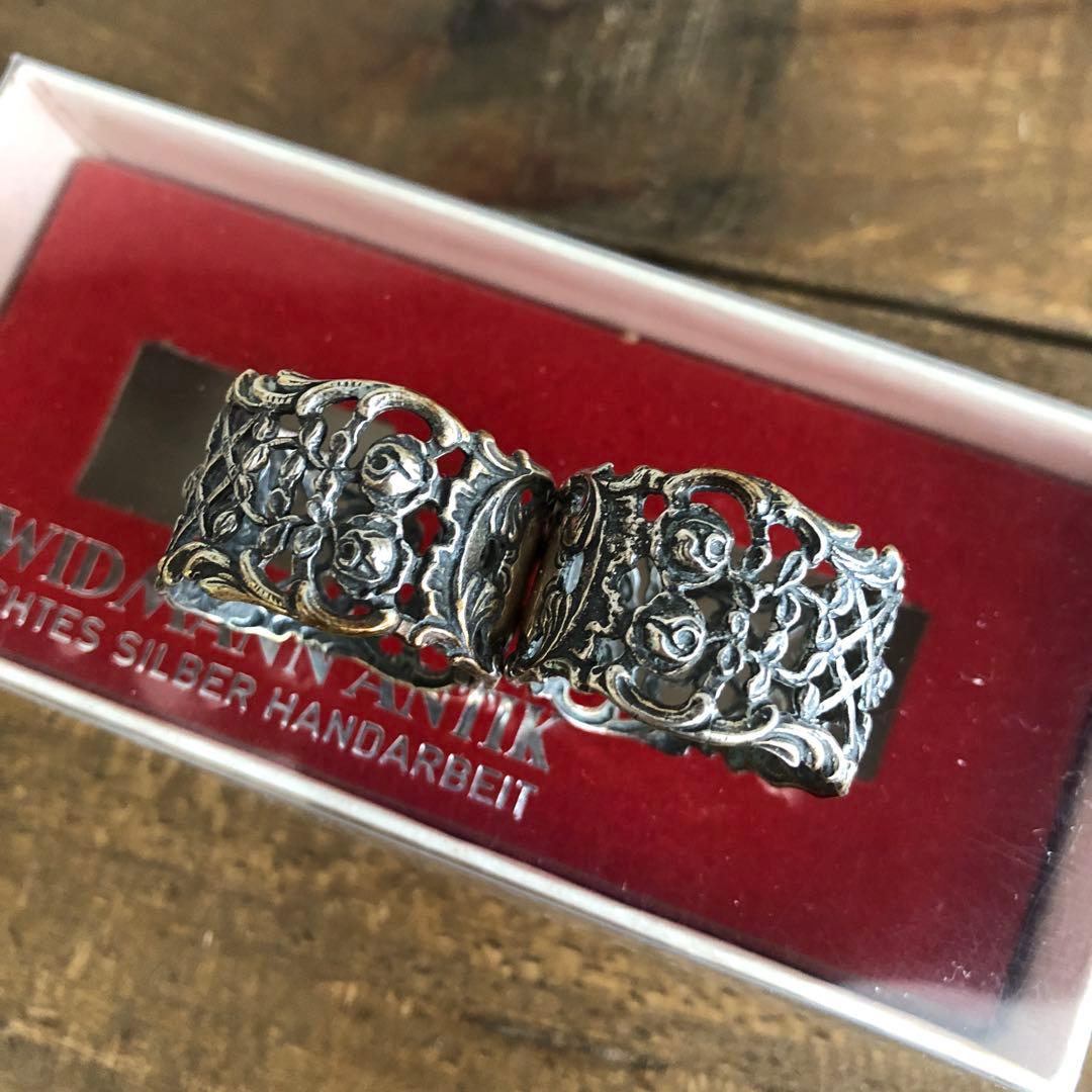 ウィドマン　アンティーク　ナプキンリング　6個セット　シルバー835 銀器