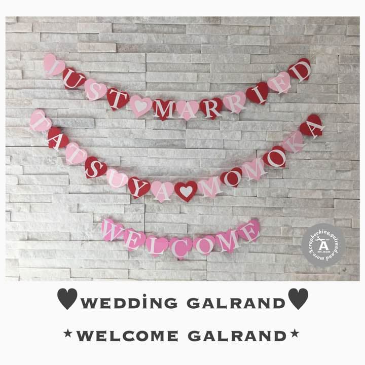 ぴーさん様✶⋆確認専用ページ ウェデイングガーランド ウェルカムガーランド