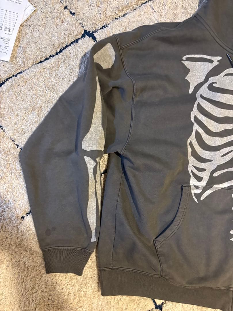 VANSON バンソン ジップアップフーディー BONE ZIPUPHOODI